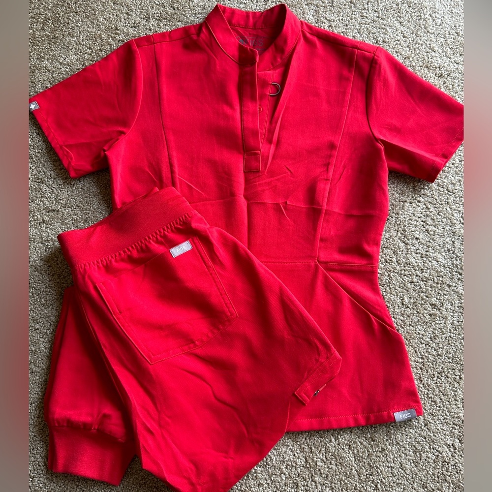 Figs matching scrub top and bottom